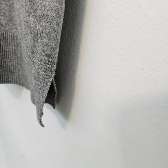 GAP Crewneck Sweater in Gray with Red and Yellow Accents - Picture 6 of 7